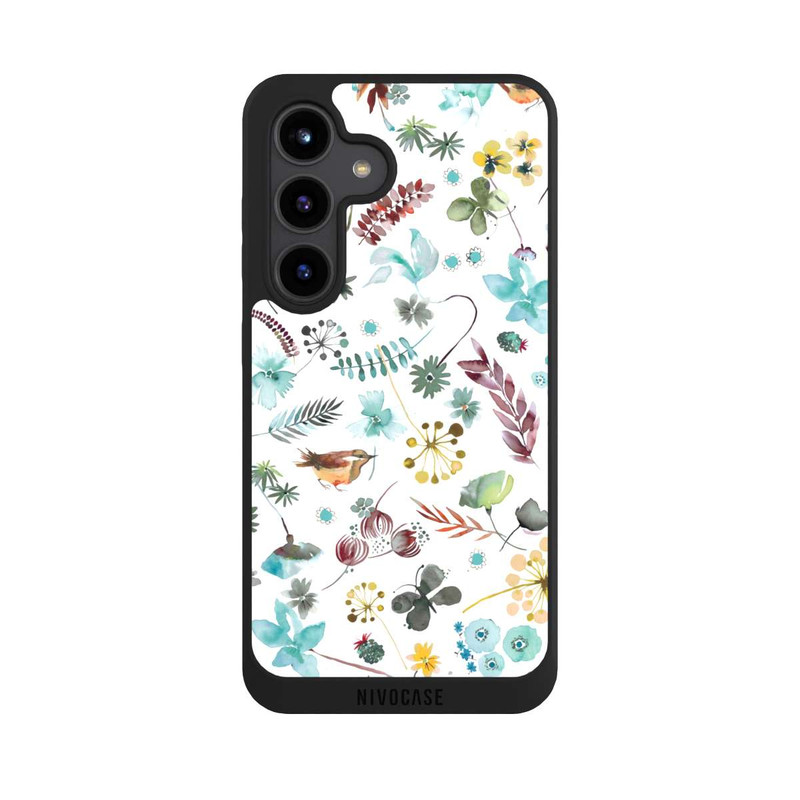 Galaxy S24 NIVOpure Papillon botanique Nature Bleu