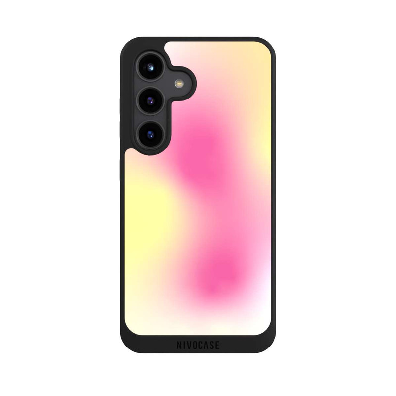Galaxy S24 NIVOpure Aura Gelb Pink