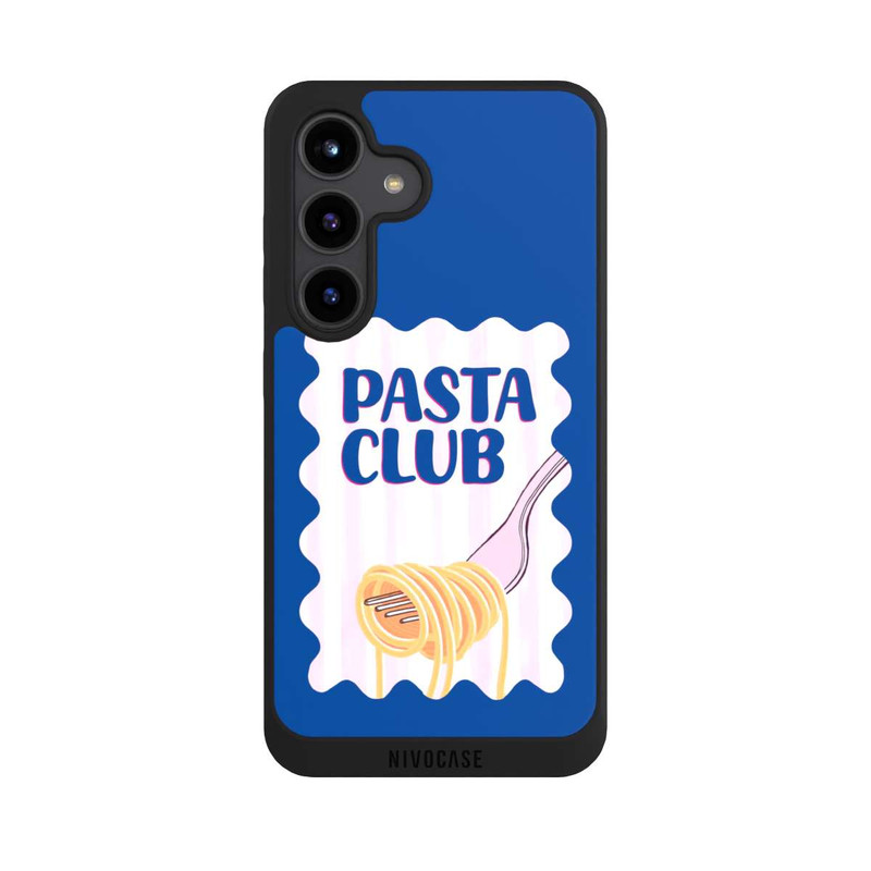 Galaxy S24 NIVOpure Pasta Club in Blue and Pink