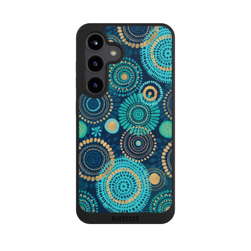 Galaxy S24 NIVOpure Blockprint India Teal Gold