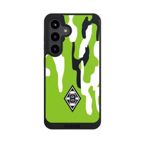 Samsung Galaxy S24 NIVOpure Borussia Raute Grün Weiß Schwarz