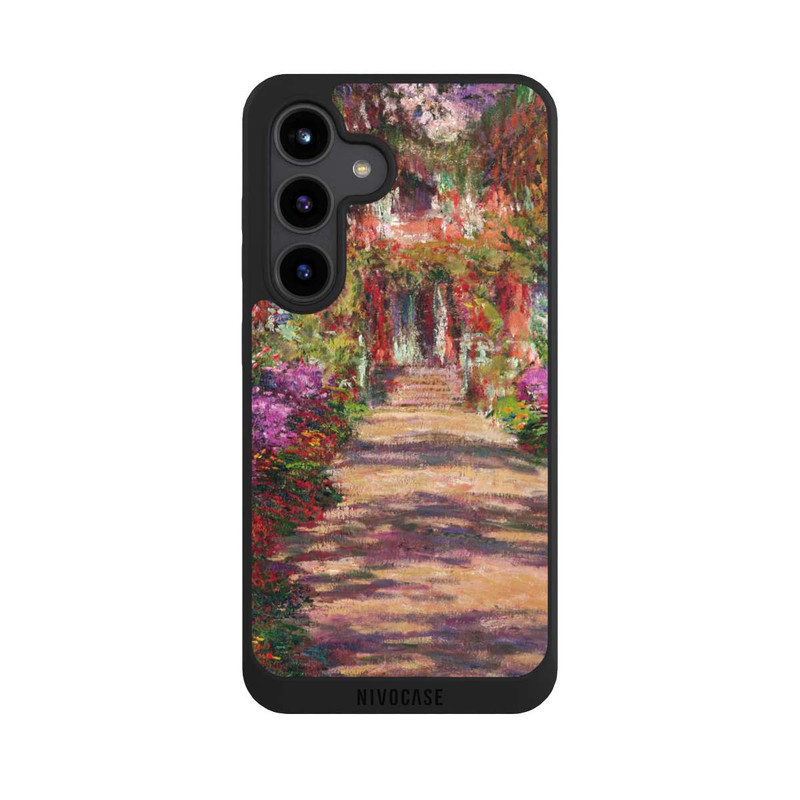 Galaxy S24 NIVOpure Eine Allee in Monets Garten in Giverny by Claude Monet