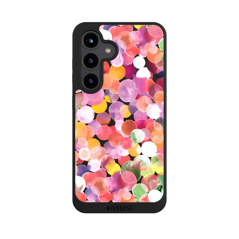 Galaxy S24 NIVOpure Colorful Watercolor Dots