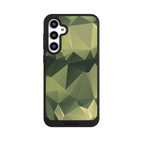 Samsung Galaxy S23 FE NIVOpure Polygonales Camouflage