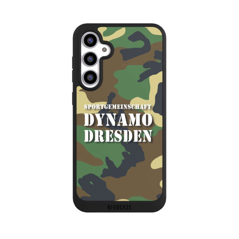 Galaxy S23 FE NIVOpure SGDD Camouflage Grün - Dynamo Dresden