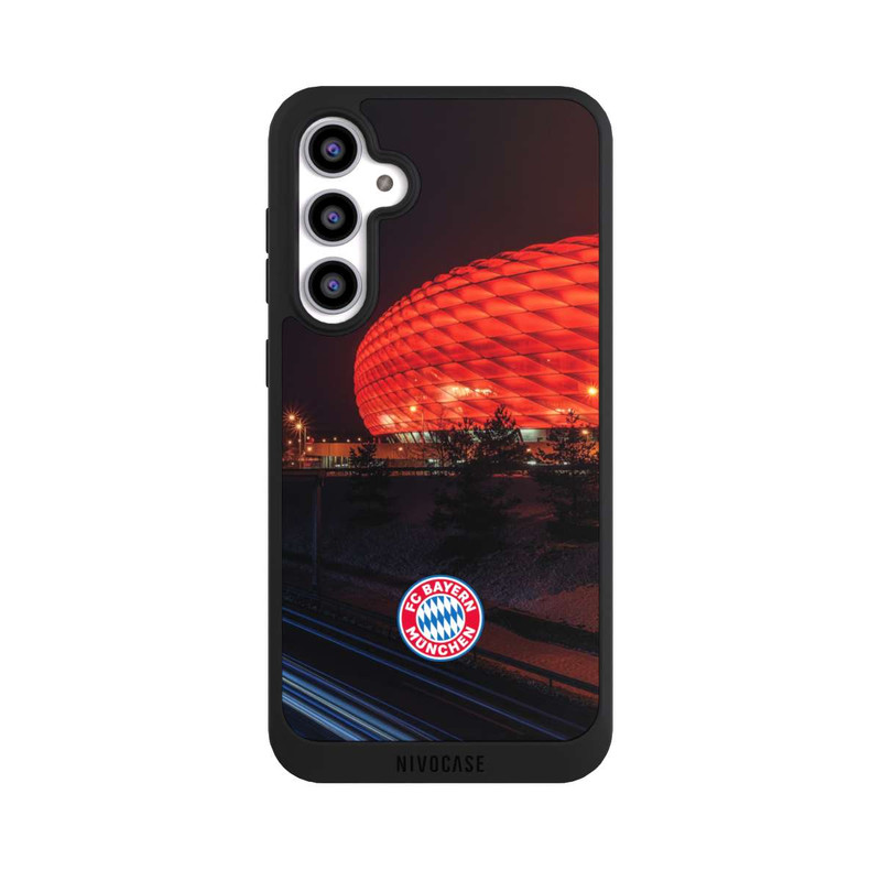 Galaxy S23 FE NIVOpure Allianz Arena bei Nacht FCB