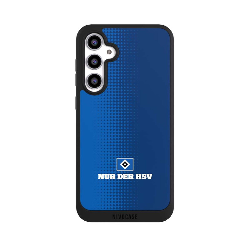 Galaxy S23 FE NIVOpure Nur der HSV - Trame de losange bleue