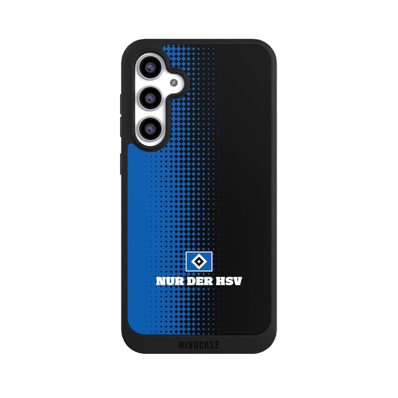 Galaxy S23 FE NIVOpure Nur der HSV - Rautenraster Schwarz