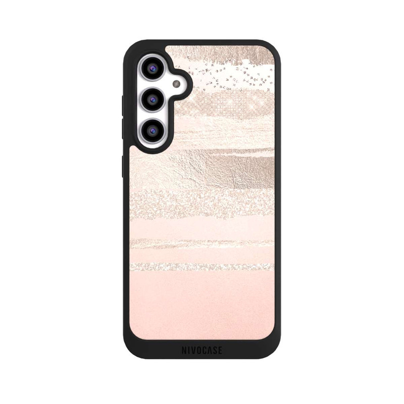 Galaxy S23 FE NIVOpure Glitter Layers (Rosé/Silver) Glitterlook