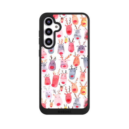 Samsung Galaxy S23 FE NIVOpure  Niedliches Rentieraquarell