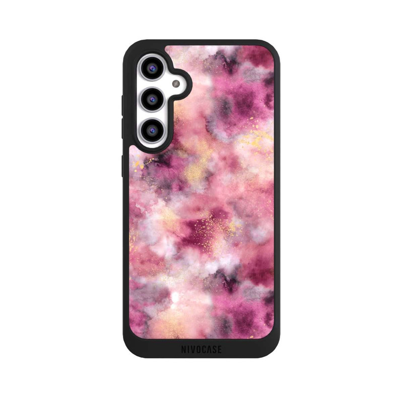 Galaxy S23 FE NIVOpure Rauchiges Marmoraquarell rosa