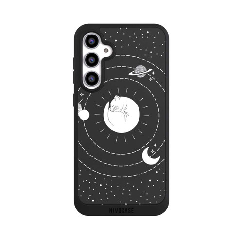 Samsung Galaxy S23 FE NIVOpure Katze und Mond