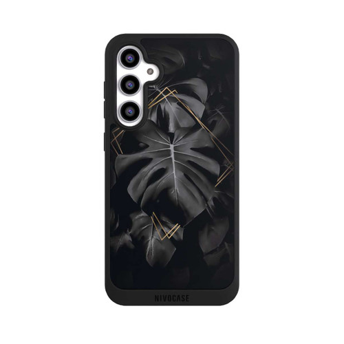 Samsung Galaxy S23 FE NIVOpure Schwarze Blätter