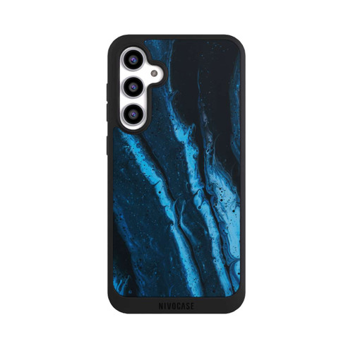 Samsung Galaxy S23 FE NIVOpure Blue oil texture