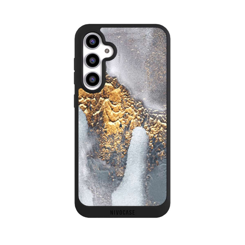 Galaxy S23 FE NIVOpure Beton-Gold-Glitzerlook