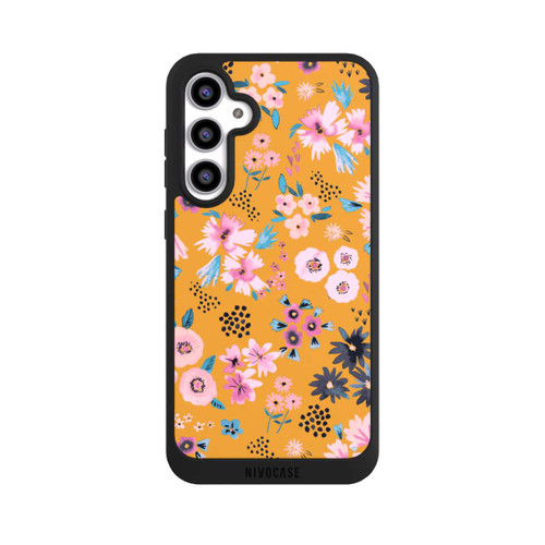 Samsung Galaxy S23 FE NIVOpure Kleine Blumen senfgelb