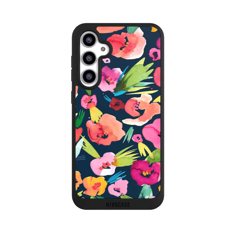 Galaxy S23 FE NIVOpure Fleurs tropicales aquarelles