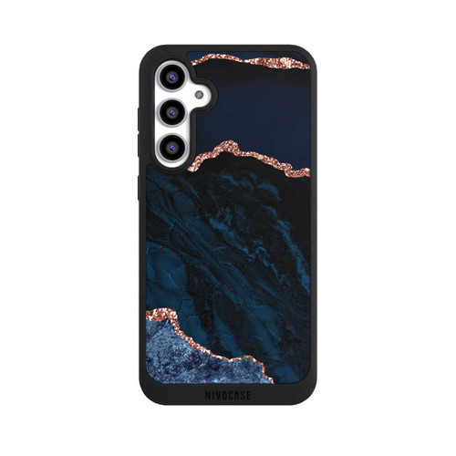 Samsung Galaxy S23 FE NIVOpure Nacht Blau Marmor Landschaft