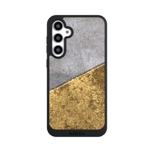 Samsung Galaxy S23 FE NIVOpure Beton und Goldlook