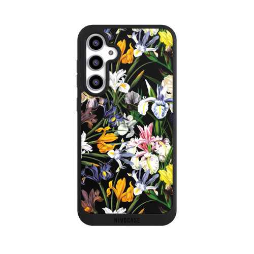 Samsung Galaxy S23 FE NIVOpure Dunkle Wildblumentapete