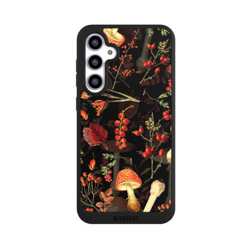 Samsung Galaxy S23 FE NIVOpure Mushroom Pattern Black