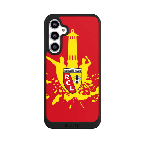 Samsung Galaxy S23 FE NIVOpure RC Lens Turm Gelb auf Rot