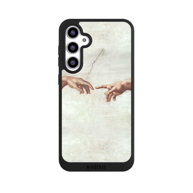 Galaxy S23 FE NIVOpure Die Hände von Gott und Adam von Michelangelo Buonarroti
