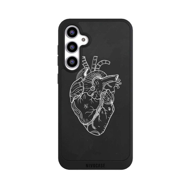 Galaxy S23 FE NIVOpure Heart Drawing Black