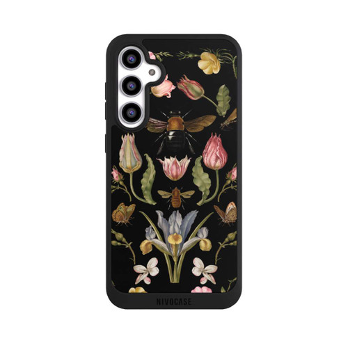 Samsung Galaxy S23 FE NIVOpure Wildblumen und Biene Schwarz