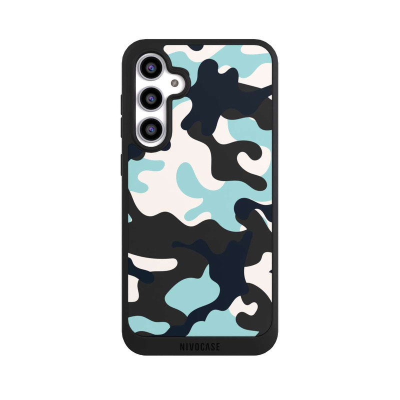 Galaxy S23 FE NIVOpure Blaues Camouflage