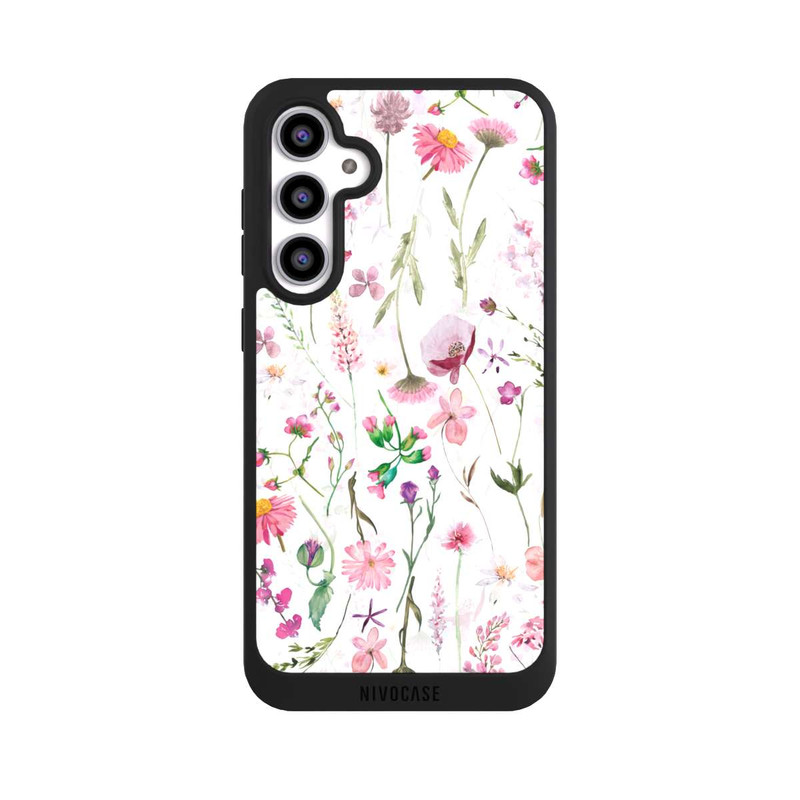 Galaxy S23 FE NIVOpure Rosa Blumenwiese