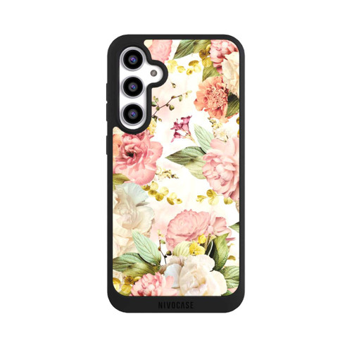 Samsung Galaxy S23 FE NIVOpure Flower Frame Peonies beige
