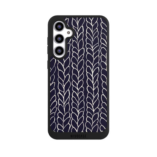 Samsung Galaxy S23 FE NIVOpure gezeichnete Wollzöpfe Marine