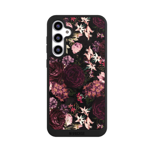 Samsung Galaxy S23 FE NIVOpure Fond Fleur Violet Foncé