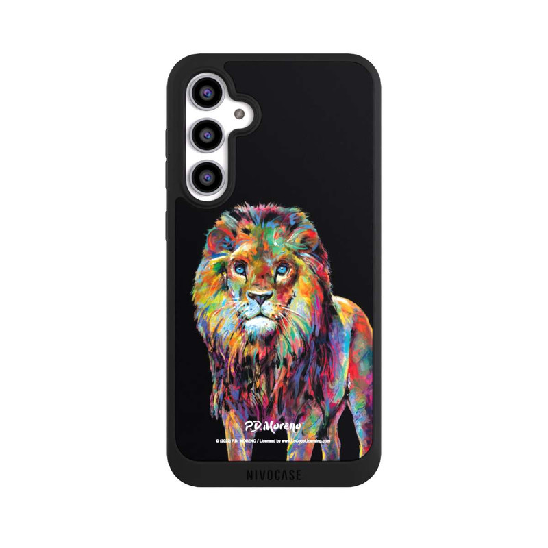 Galaxy S23 FE NIVOpure Lion Colorful Art par P.D. Moreno