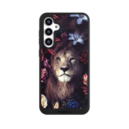 Samsung Galaxy S23 FE NIVOpure Löwe Blumenrahmen