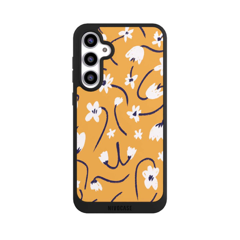 Galaxy S23 FE NIVOpure Pattern Petites Fleurs Jaunes