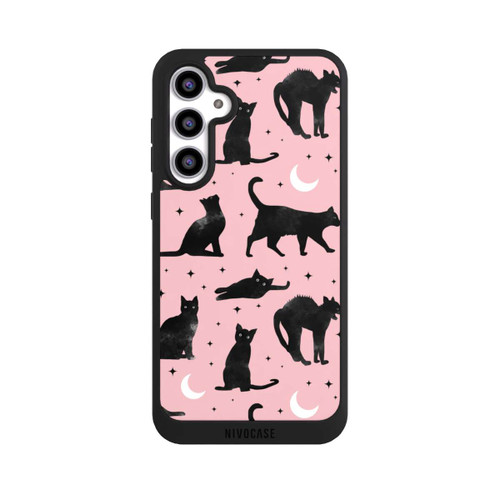 Samsung Galaxy S23 FE NIVOpure Lune &amp; Chats Fond Rose