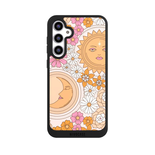 Samsung Galaxy S23 FE NIVOpure Mond-Sonne-Blumen