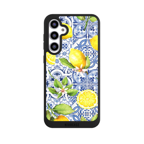 Samsung Galaxy S23 FE NIVOpure Griechische Zitronen Muster