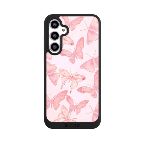 Samsung Galaxy S23 FE NIVOpure Tanzende rosa Schmetterlinge mit KI