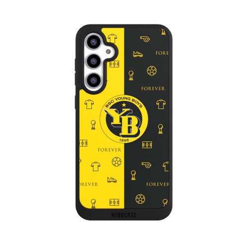 Samsung Galaxy S23 FE NIVOpure BSC YB Jaune Noir Motif