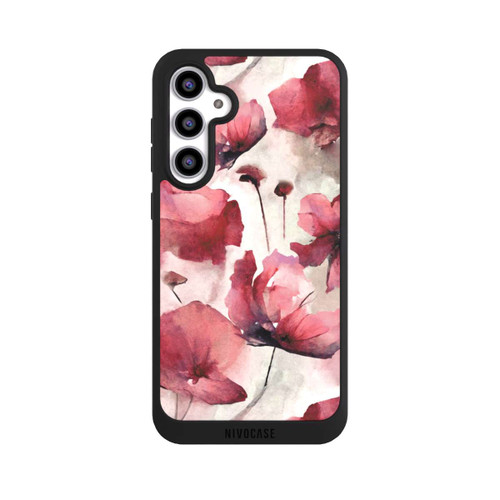 Samsung Galaxy S23 FE NIVOpure Wilde Mohnblumen Aquarell mit KI