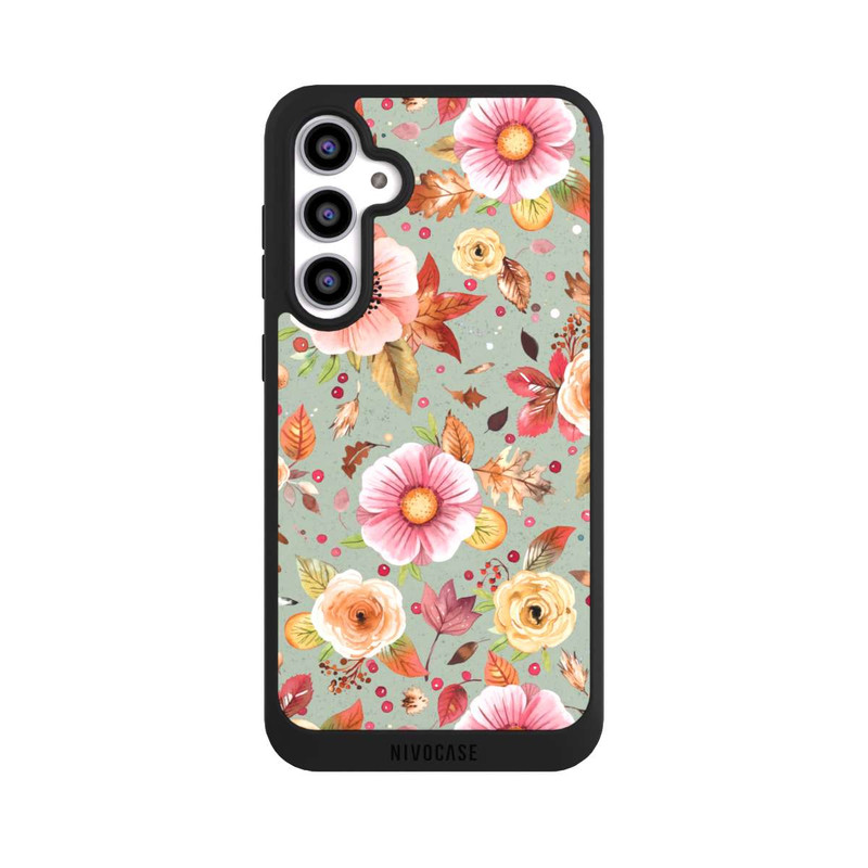 Galaxy S23 FE NIVOpure Herbstblumen Weiches Grün