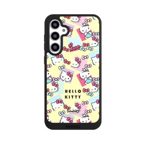 Samsung Galaxy S23 FE NIVOpure Hello Kitty Pastellmuster