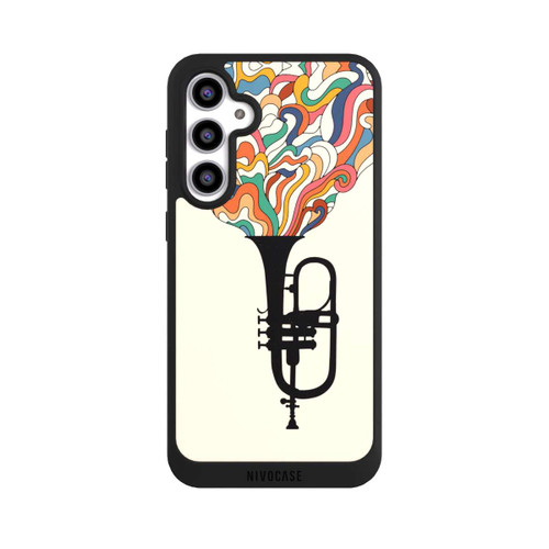Samsung Galaxy S23 FE NIVOpure Flügelhorn Jazz bunt