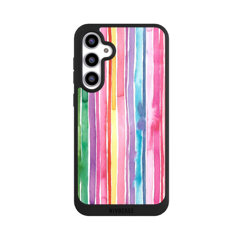 Galaxy S23 FE NIVOpure Camouflage Rayures arc-en-ciel