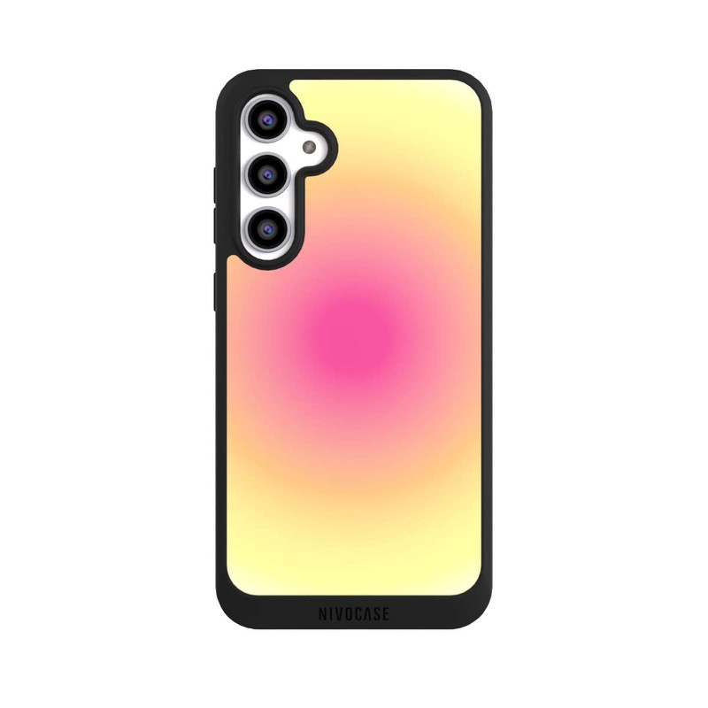 Galaxy S23 FE NIVOpure Aura yellow pink circle