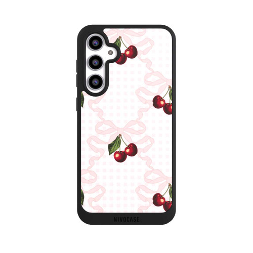 Samsung Galaxy S23 FE NIVOpure Motif cerise rose