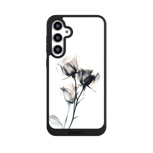 Samsung Galaxy S23 FE NIVOpure Schwarze Blume